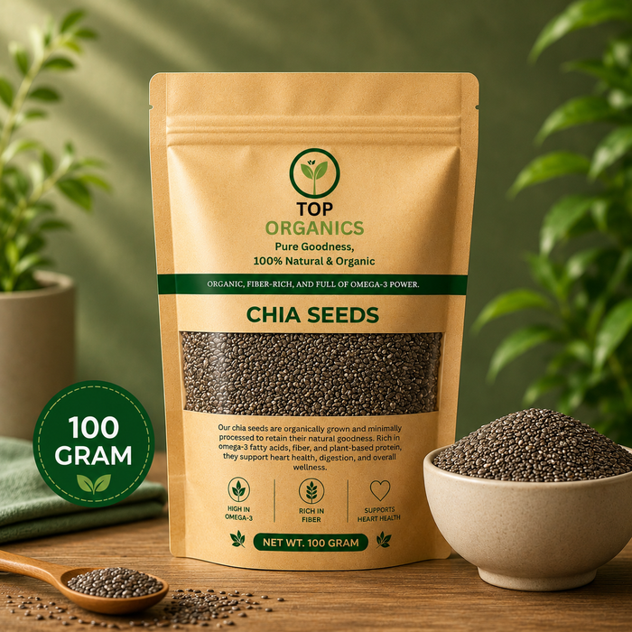 TOP Organic Chia Seeds β 100g